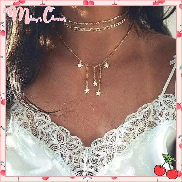 Mary's Cherries Boutique Jewelry - 🍒 STARZ Chains Choker